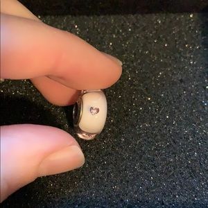 Pandora pink heart charm